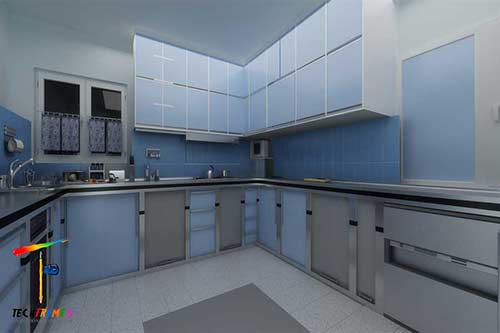 3D KITCHEN INTERIOR